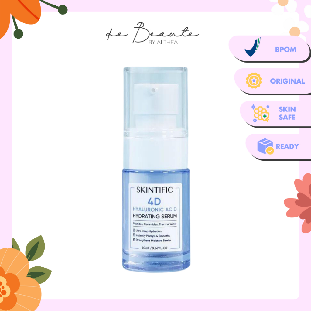 [BPOM] Skintific 4D Pure Hyaluronic Acid Hydrating Serum Glowing Mist Serum Hydrating Facial Skin 20ml