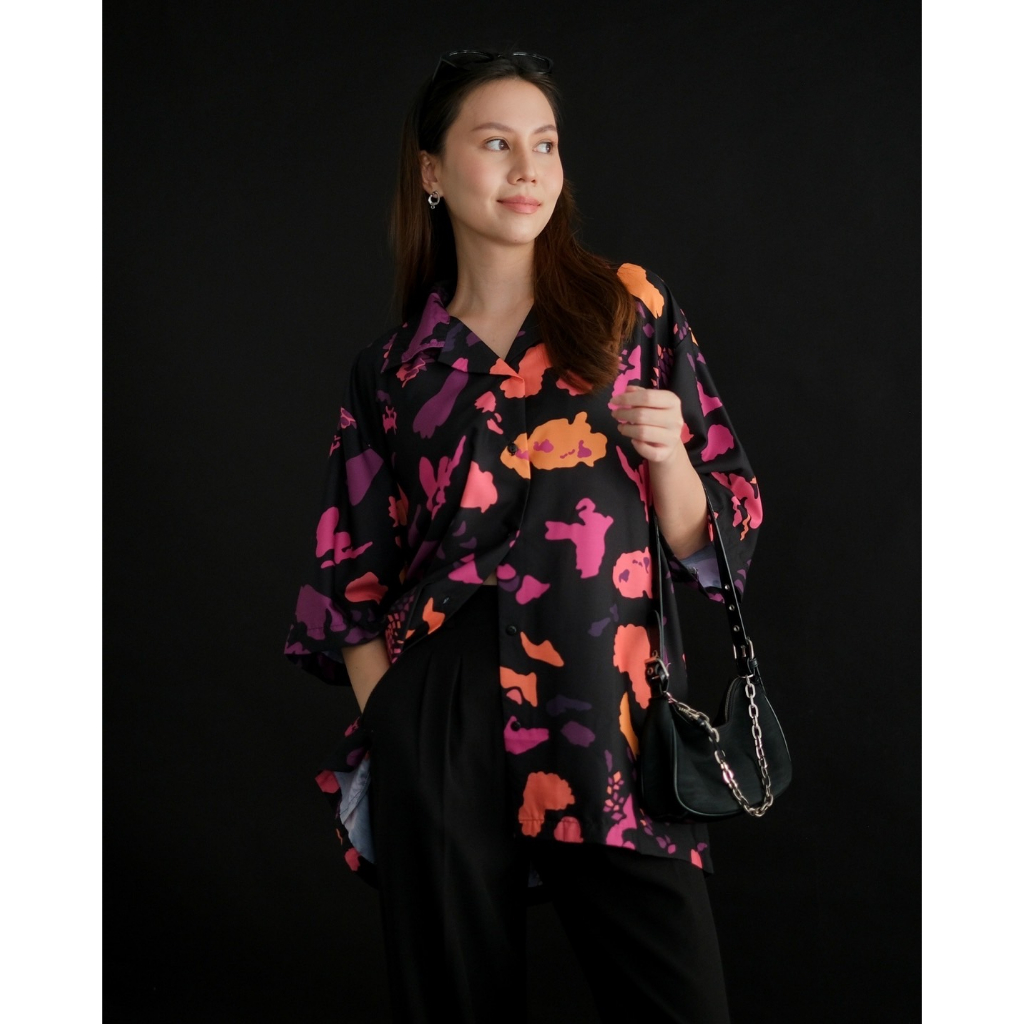 Myrubylicious KOI SHIRT | SHIRT | KEMEJA | KEMEJA WANITA | KEMEJA MOTIF