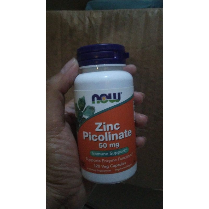 Now zinc picolinate 50mg 120 caps