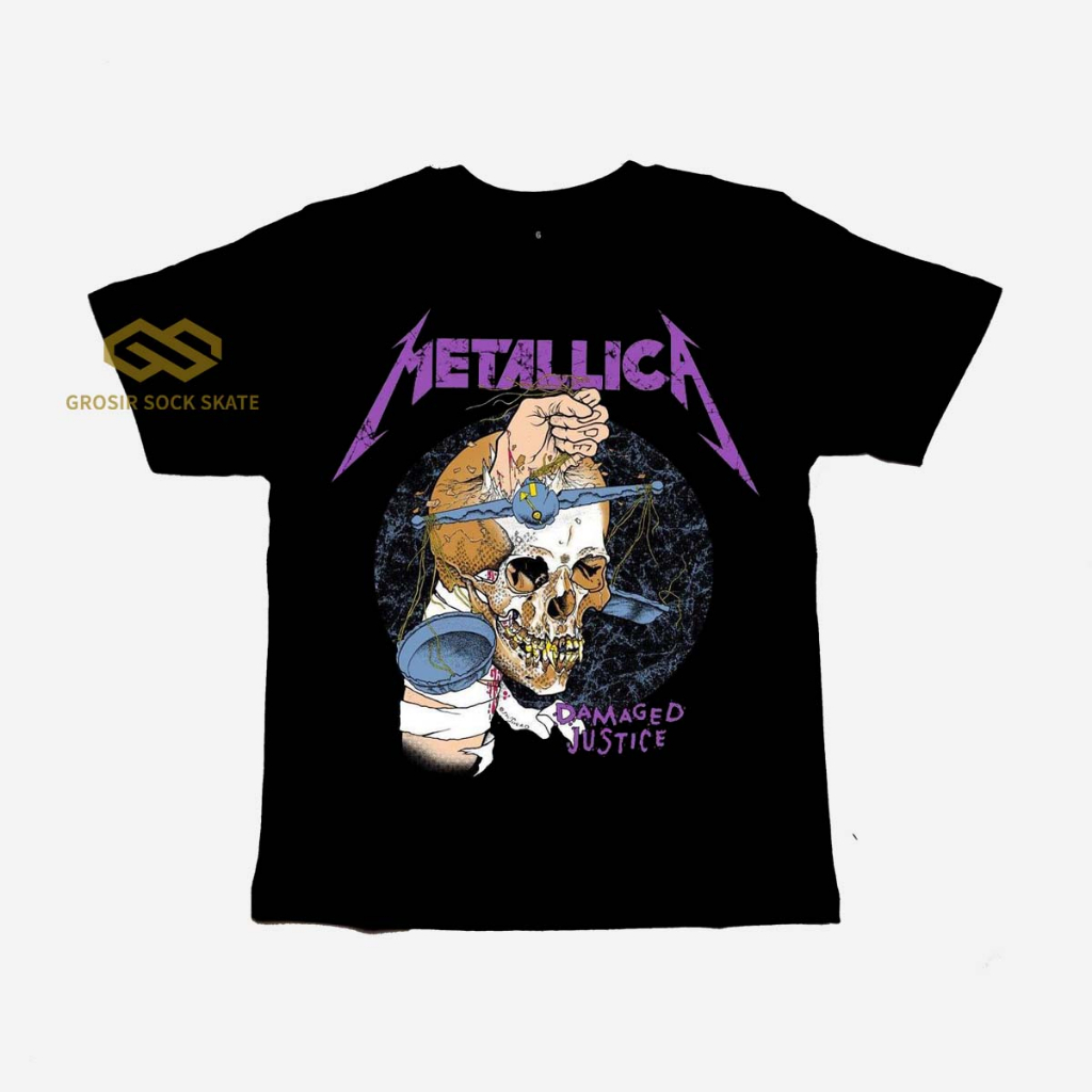 KAOS BAND ANAK/ KAOS MUSIK METALLICA USIA 1-12 TAHUN