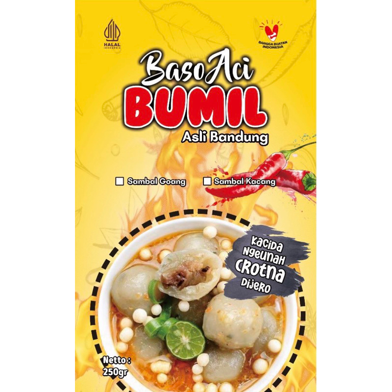 

Bakso Aci BumiL Sambal Goang