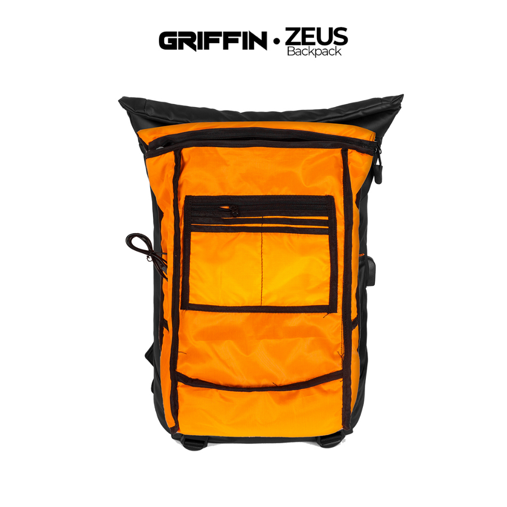 Tas Ransel Pria Elegan Keren Waterproof Hitam Zeus by Griffin