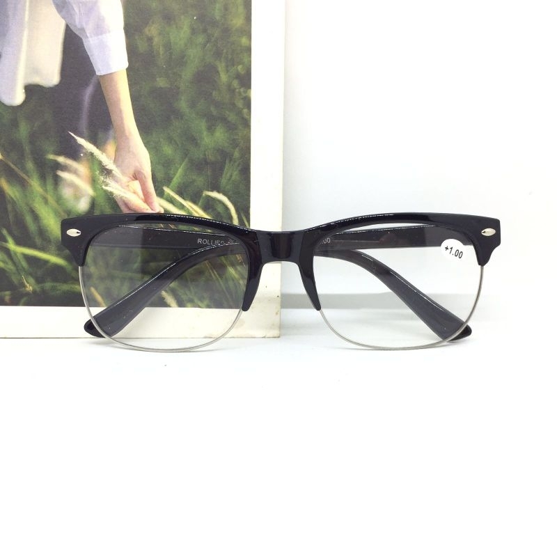 HS809 Kacamata Baca Double +1.00 sd +3.00 Bisa Untuk Jalan Dan Baca Model Cowok Cewek
