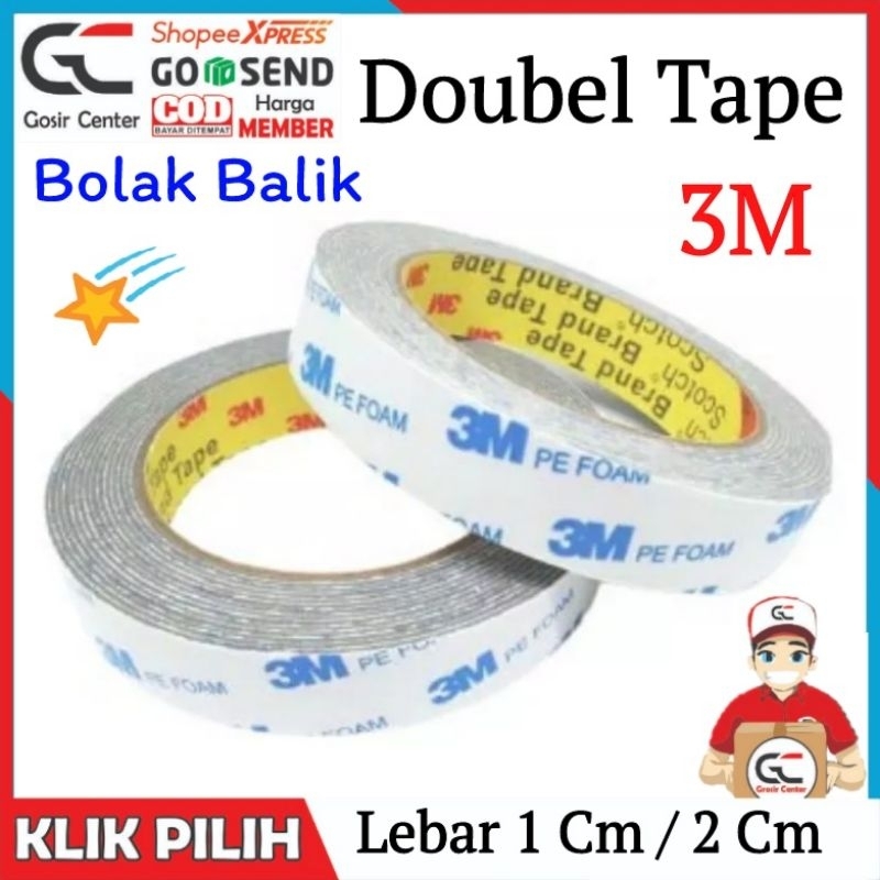 

DT3G | lakban solasi doubel tape 3M 1CM 2 CM | ZT