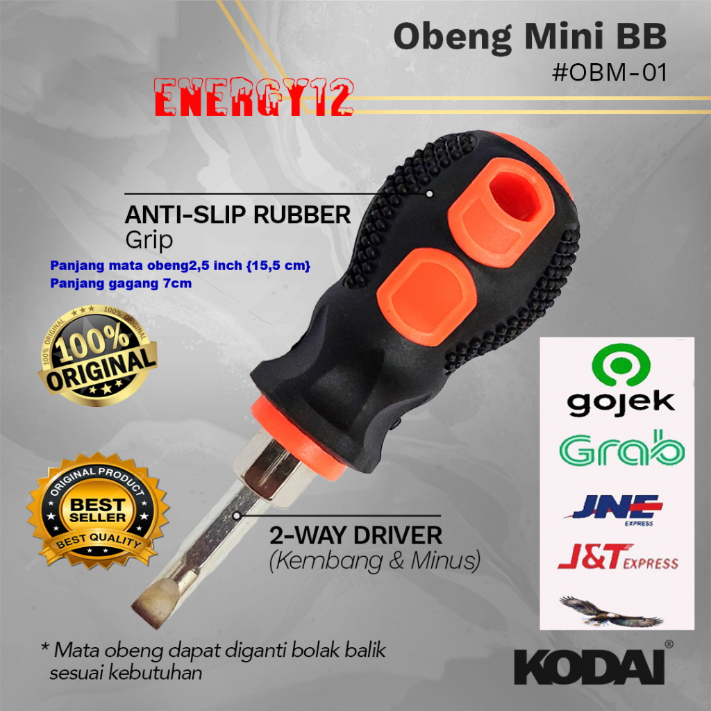 obeng mini - bolak balik