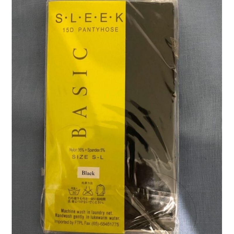 Pantyhose Stocking Sleek Basic Hitam 15 D