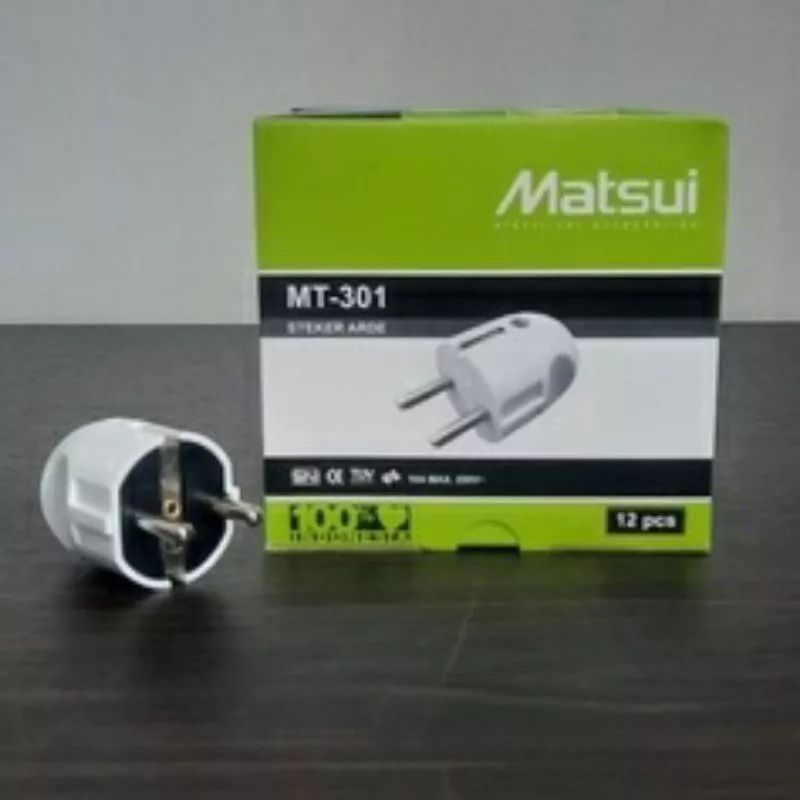 Steker Arde MATSUI MT-301 SNI Colokan Bulat Arde