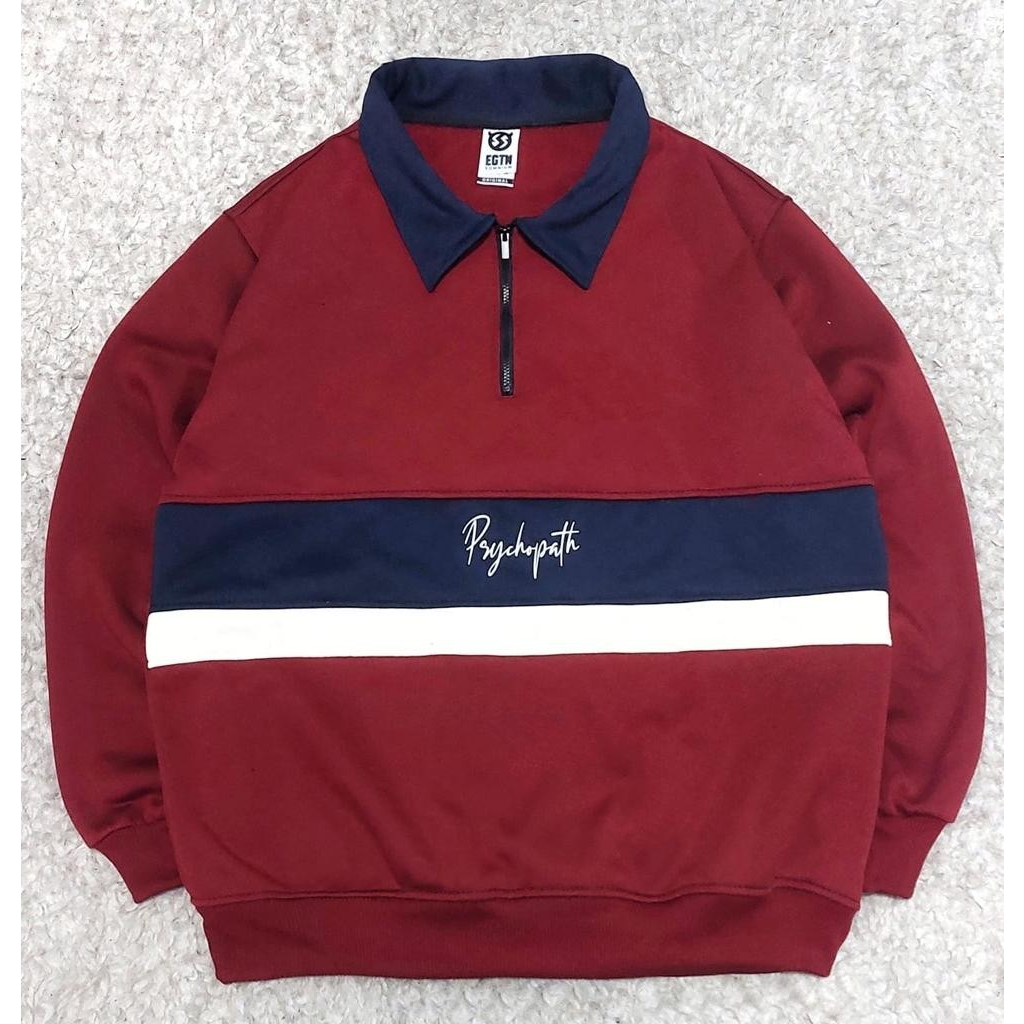 [SIAP KIRIM] Sweater Crewneck Polos Sweatshirt Polos Size M - XL Switer Cowok Cewek Sweater Pria Wanita Terlaris