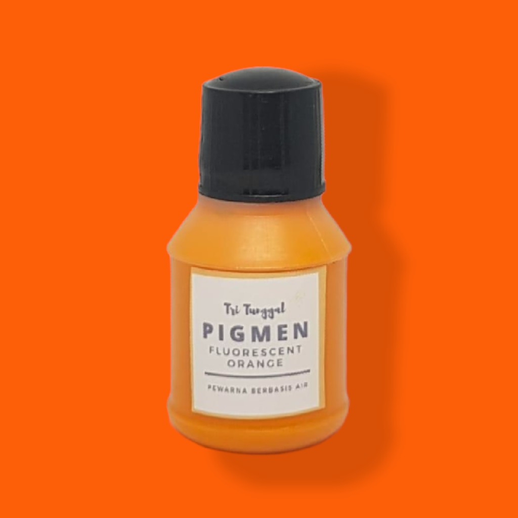 Pigmen Warna Fluorescent Orange Jingga Stabilo 12gr Mini Pewarna Peralatan Perlengkapan Gambar Lukis