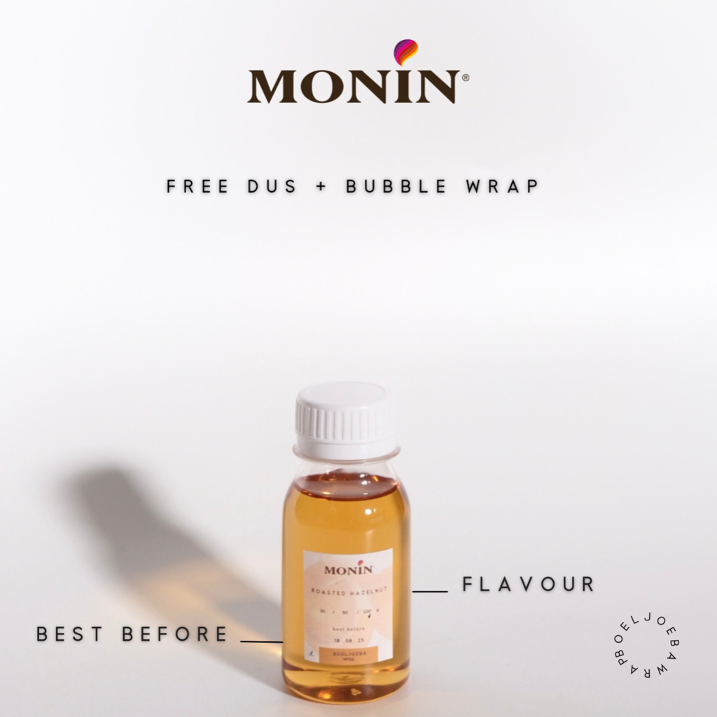 Monin Toasted Almond Syrup Repack [30, 50, 100] g