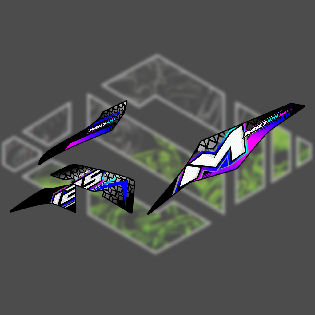 List Stiker Striping Variasi Mio M3/Mio 125/Mio Z - Stiker Striping Variasi Mio M3 - Stiker Mio 125 