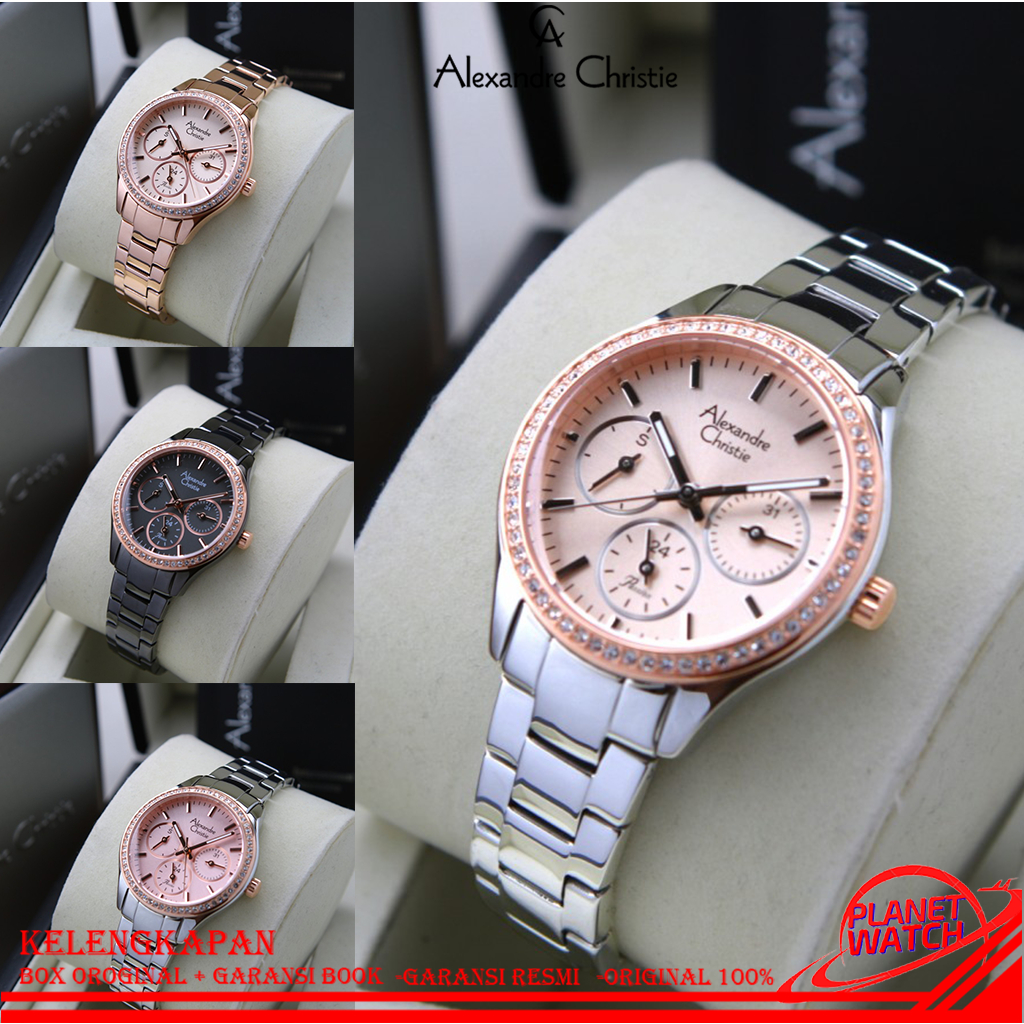 ALEXANDER CHRISTIE JAM TANGAN WANITA JAM TANGAN ORIGINAL JAM TANGAN TERBARU JAM ALEXANDRE CHRISTIE O