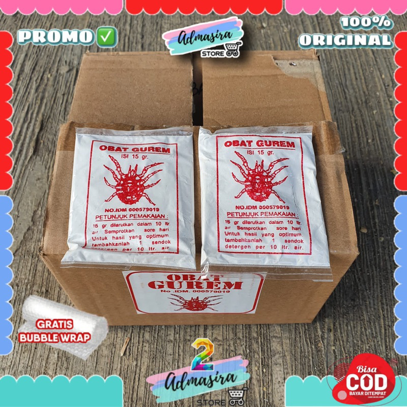 Obat GUREM Kutu Ayam 15 gram pembasmi Gurem Kutu Hewan Kandang
