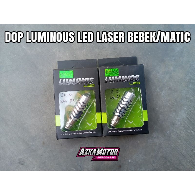 Lampu utama LED laser bebek/matic H6 Luminos