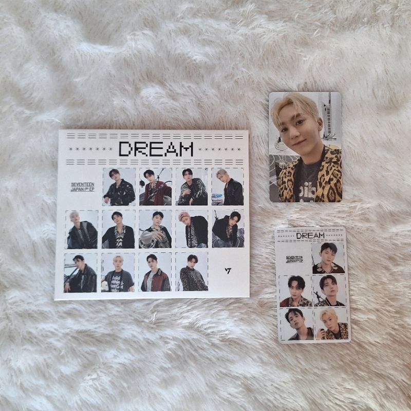 Seventeen Japan Album Dream Lim D Unsealed Fullset PC Seungkwan M card Vocal Team