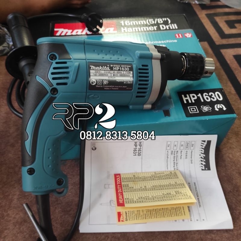 makita hp 1630 mesin bor tangan original makita hmmer drill