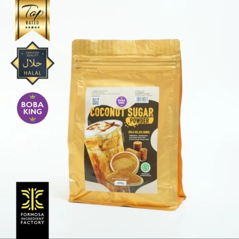 

BOBA KING COCONUT SUGAR POWDER / GULA KELAPA BUBUK 500 GRAM