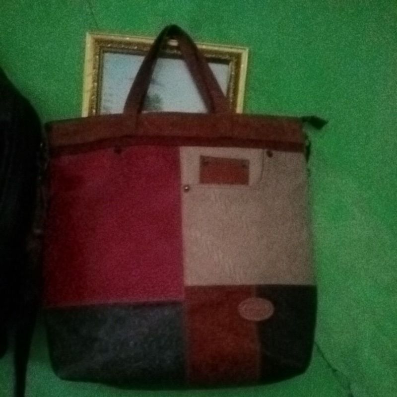 Tas Kulit Sapi Berliano Preloved | Gobag Preloved