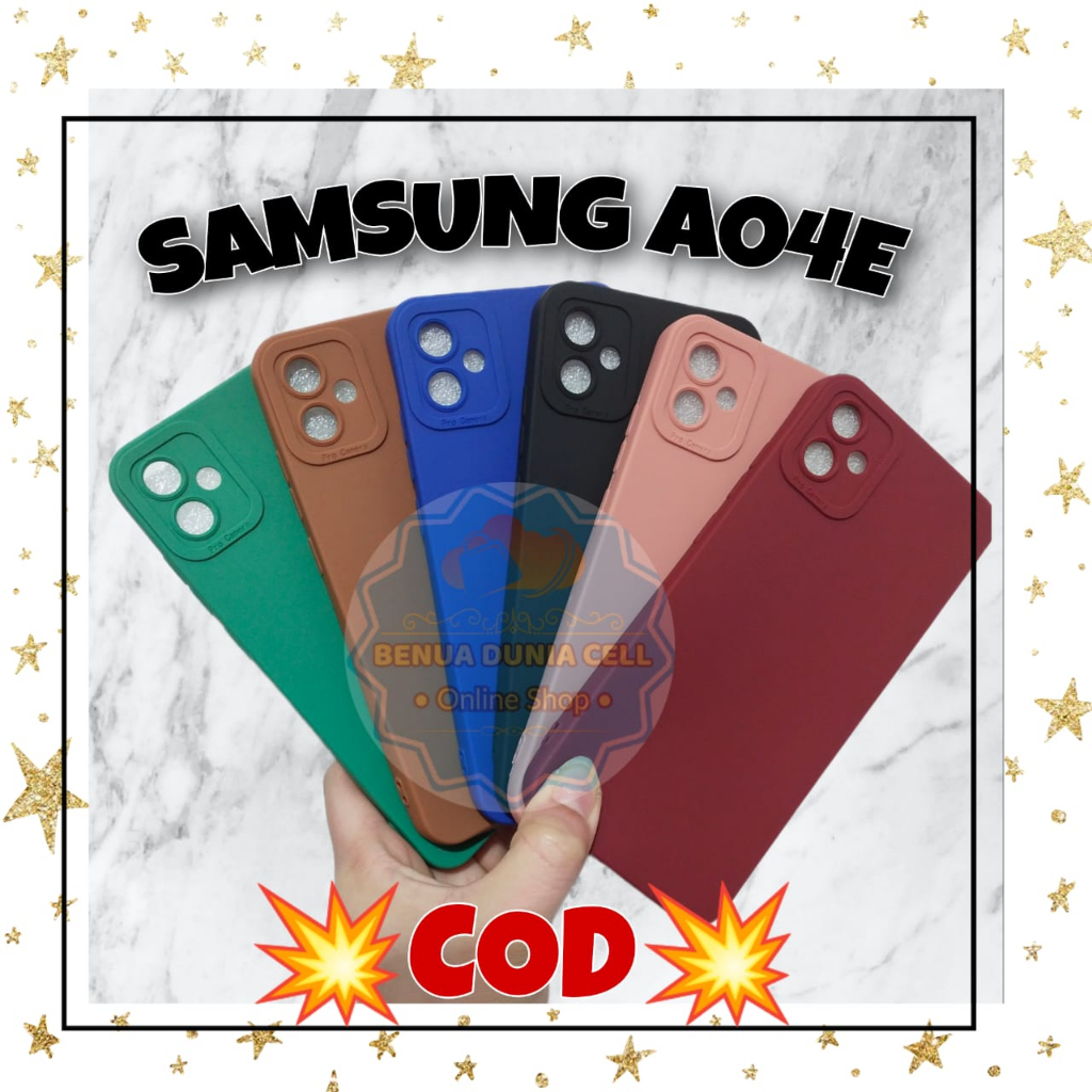 SAMSUNG A04E SOFTCASE PRO KAMERA SAMSUNG GALAXY A04E NEW - BDC