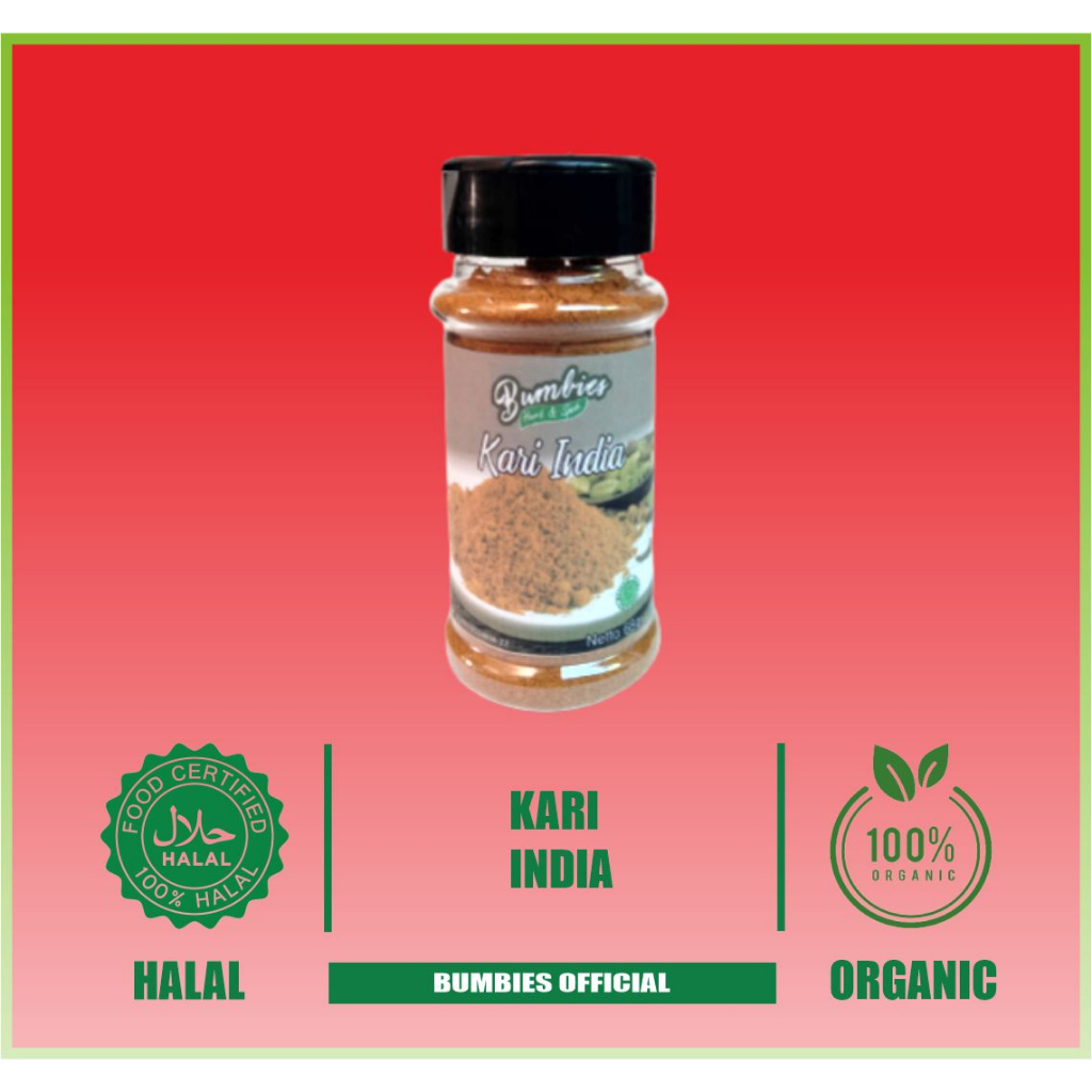 

Bumbu Kari India Botol | Kari India Bubuk 68gram | Indian Curry Powder | Penyedap Rempah Rempah | Bumbu Instan