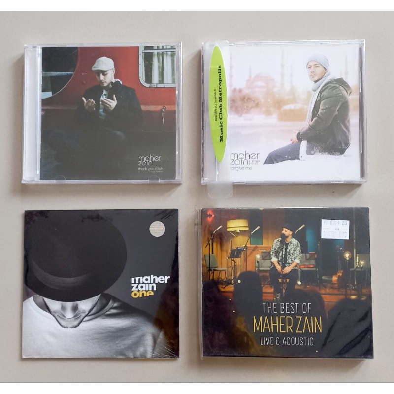 CD MAHER ZAIN - THANK YOU ALLAH/FORGIVE ME/ONE/THE BEST OF IMPORTED