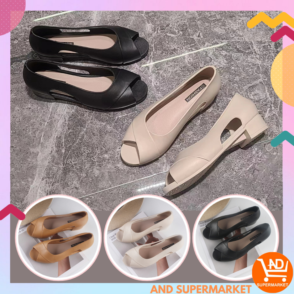 AND / COD / Sepatu Flat Shoes Wanita Import Sepatu Kerja Perempuan Fashion Kasual Flatshoes Cewek Cantik SPT-61