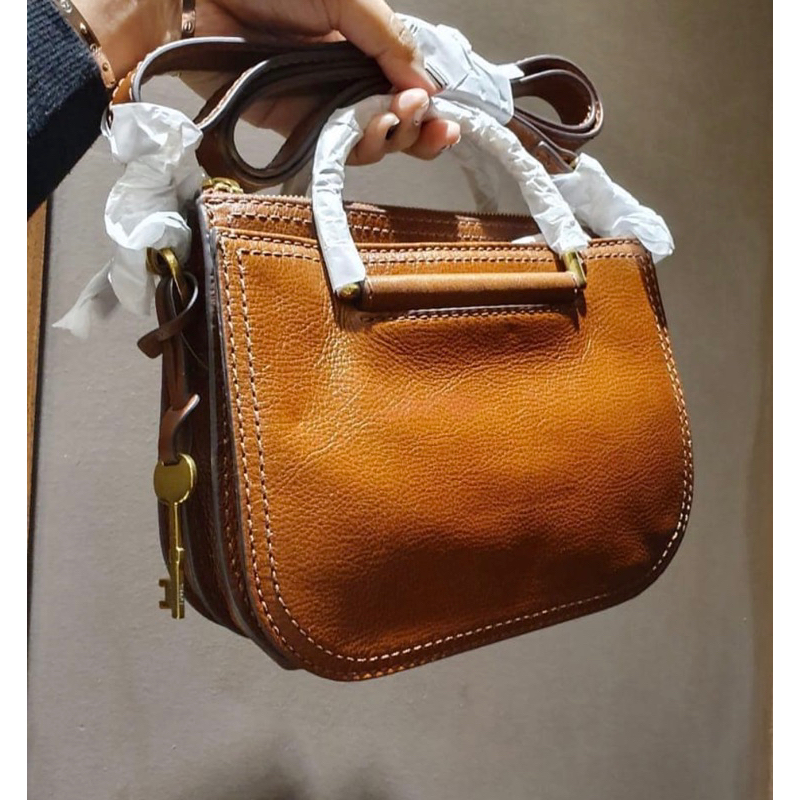 RYDER SATCHEL MINI BROWN NEW