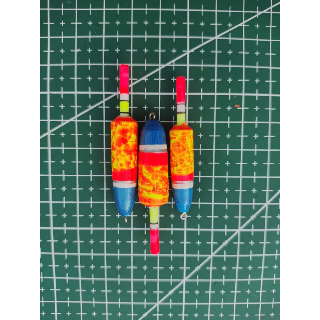 PELAMPUNG  KUMBUL PANCING STARLET PANJANG 5 CM BAHAN KAYU