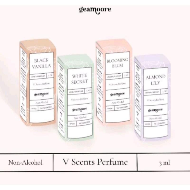 Parfum Geamoore V Scent Parfume 3ml | Parfum area kewanitaan | Parfum miss v