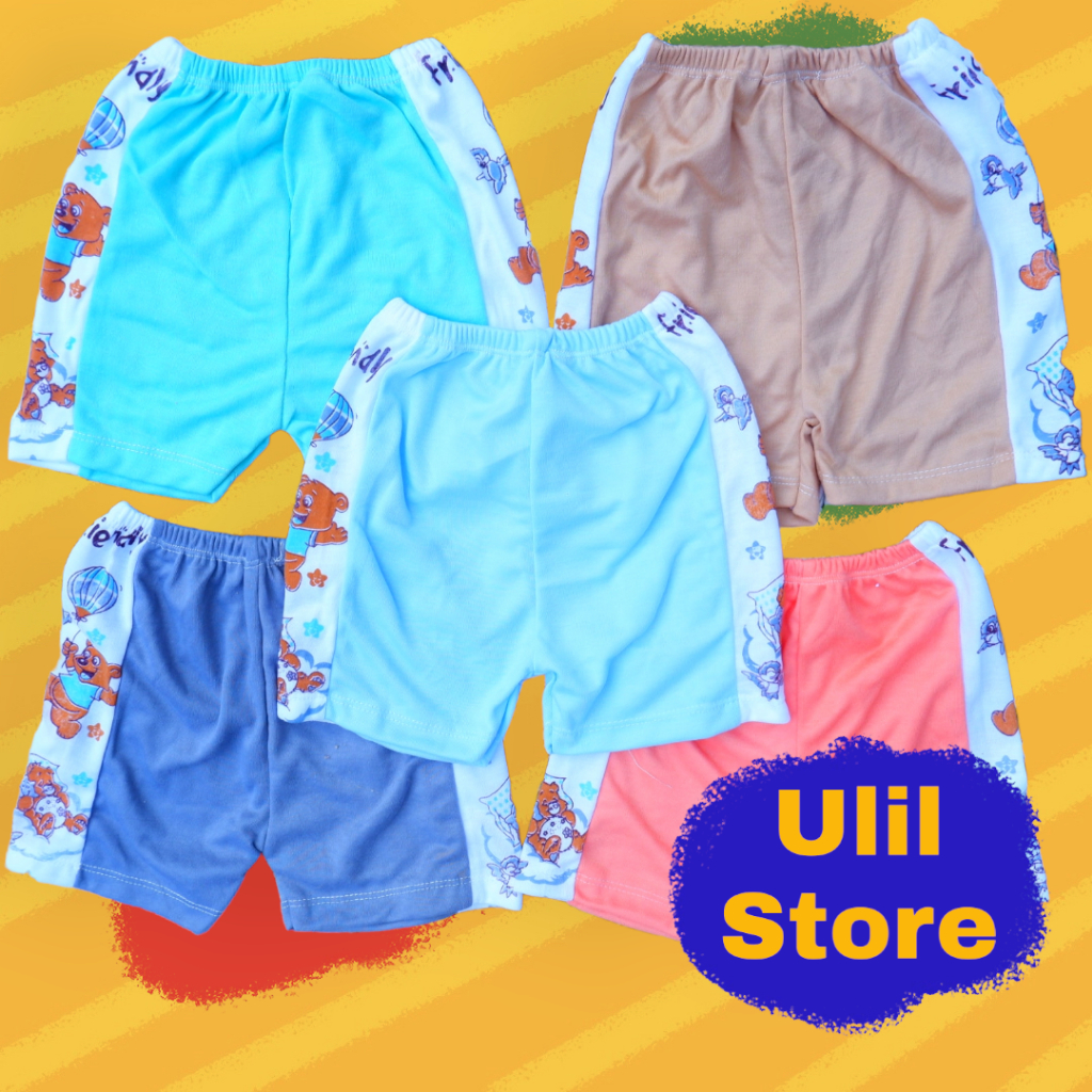 Isi 1 Lusin Celana Pendek Bayi Baru Lahir Baby Newborn