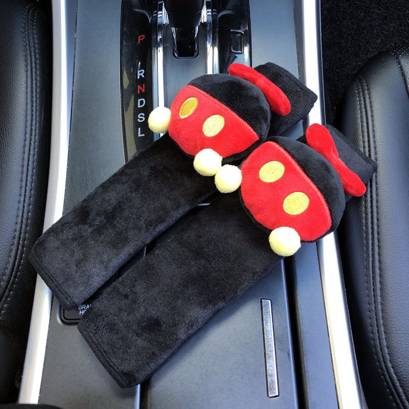 sarung seatbelt mickey minnie mouse