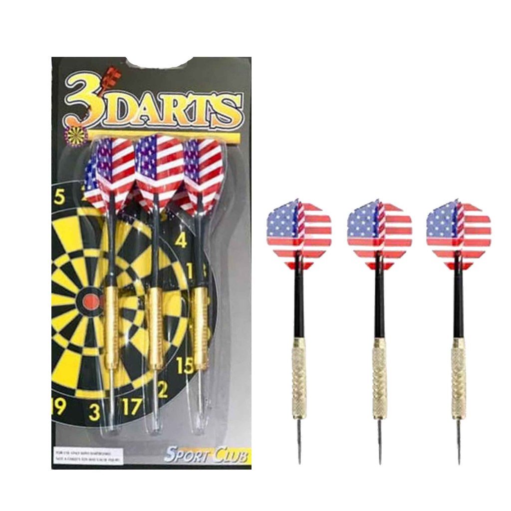 Jarum 3 Dart Berbic / Jarum Panahan / Panahan Dart / Anak Panah Isi 3pcs