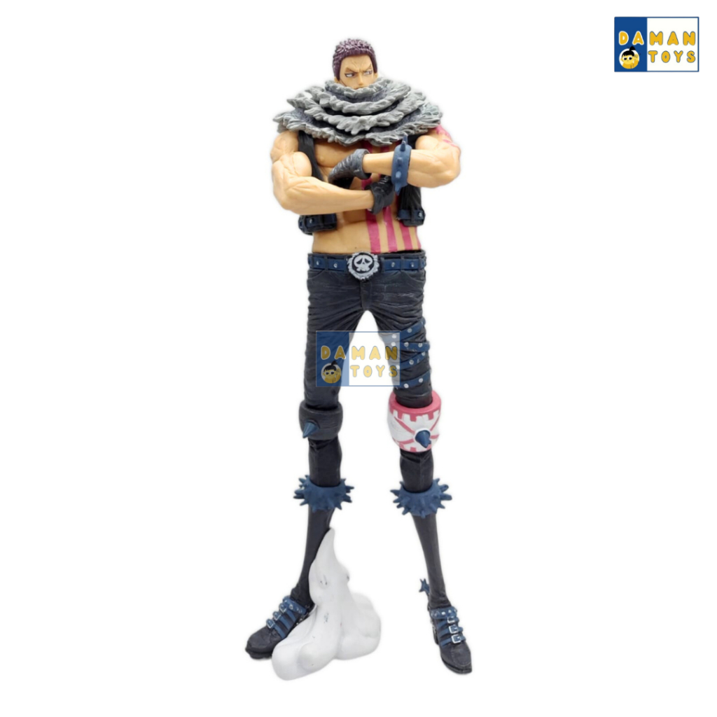 Action Figure Anime Charlotte Katakuri Battle Record One Piece King of Shapes Grandista PVC