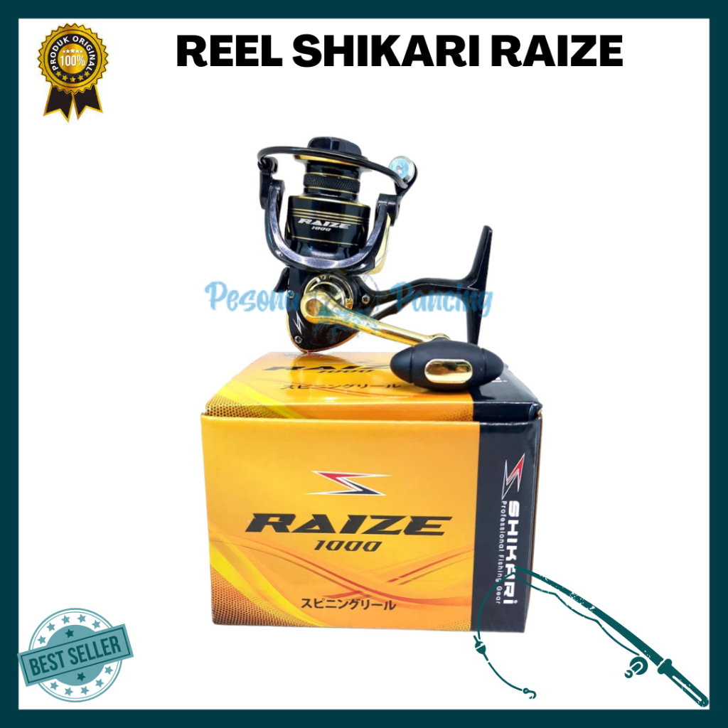 Reel Pancing SHIKARI RAIZE 1000-3000 POWER HANDLE 10+1BB