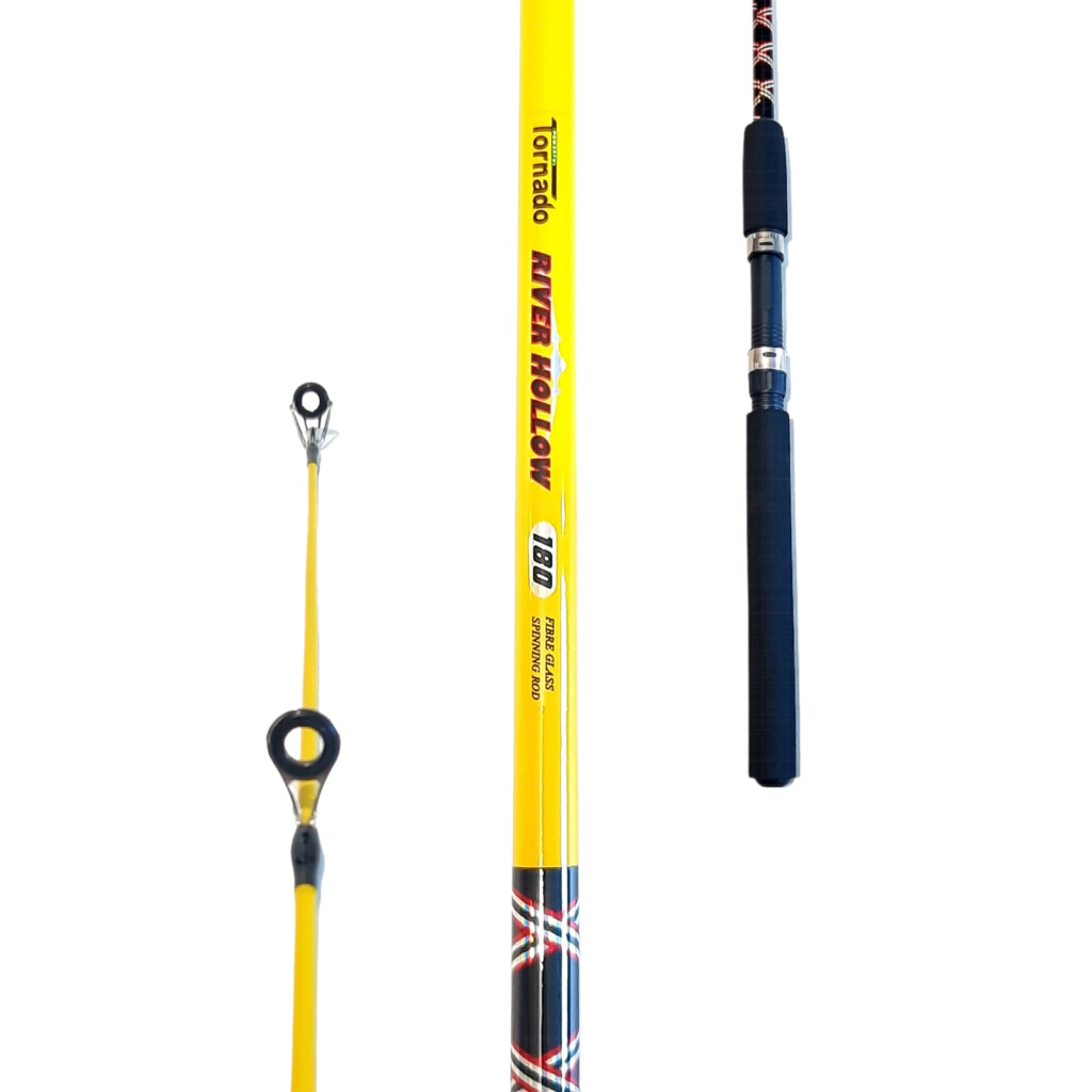 Joran Pancing TORNADO RIVER HOLLOW 180-300 FIBER GLASS SPINNING ROD
