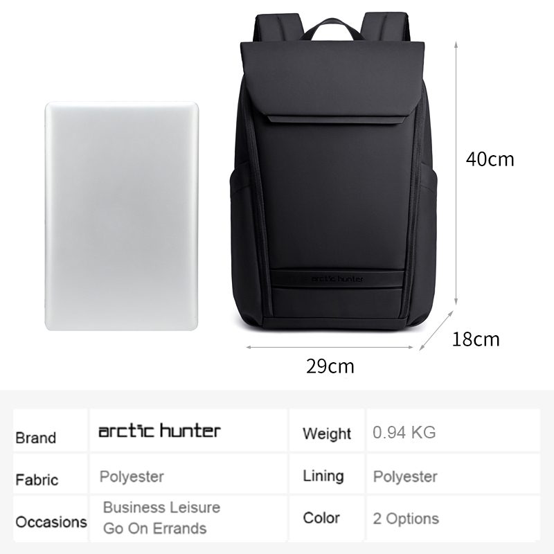 Arctic Hunter B00559 Tas Ransel Kasual Backpack Laptop 15.6 Inch