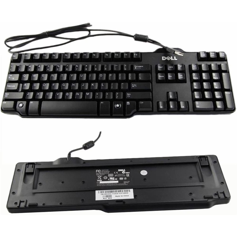DELL 8115 original Keyboard mechanical gaming usb kable-Hitam/Keyboard kable usb/ keyboard Dell mechanical Warna Hitam