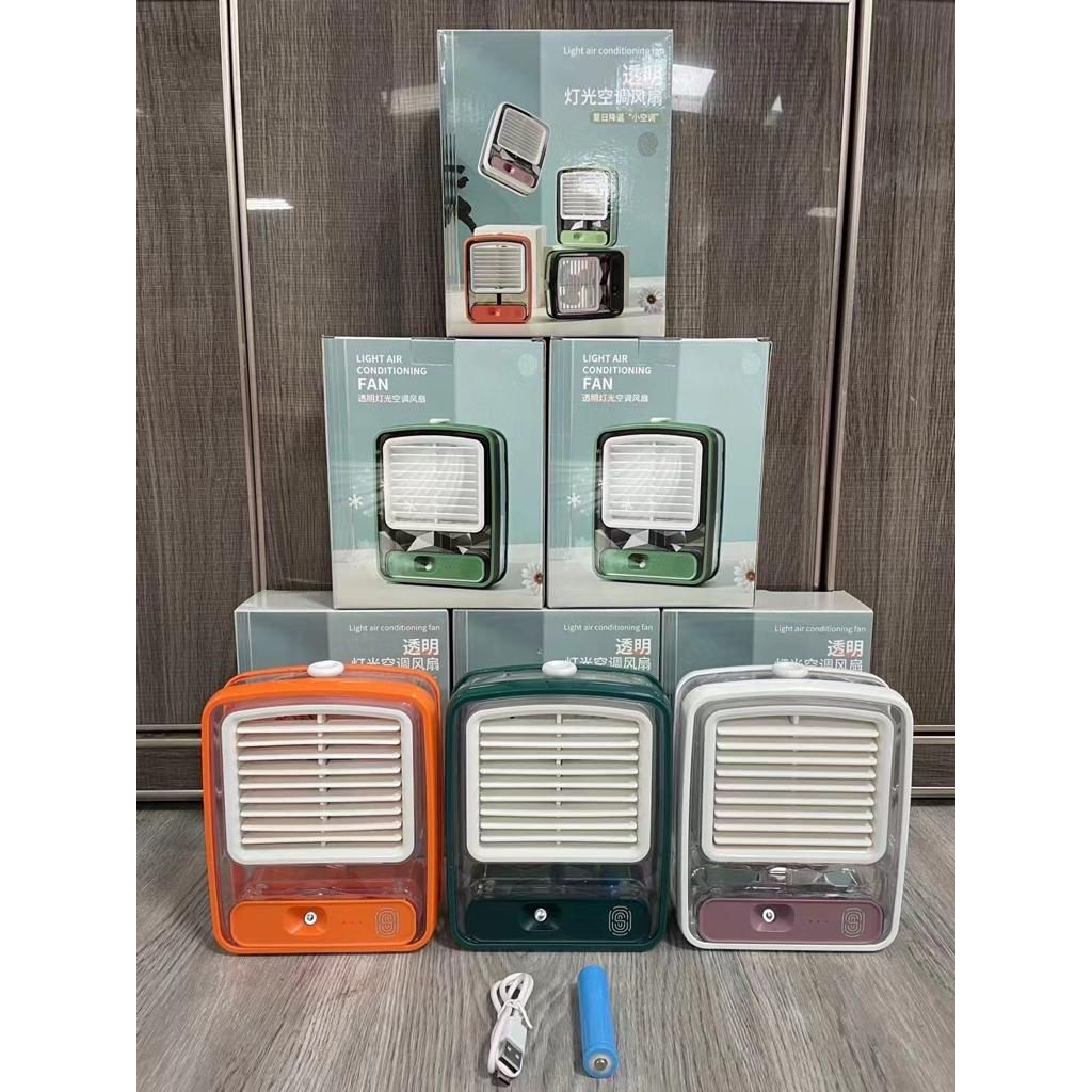 JE.ID AC Mini Portable LED /  Kipas Angin AC Mini Portable Humidifier / Kipas Angin AC Mini Portable Humidifier Air Cooler / Kipas Angin Cooler Pendingin Ruangan / Kipas Angin Mini Portable / Air Cooler Fan AC Mini Kipas