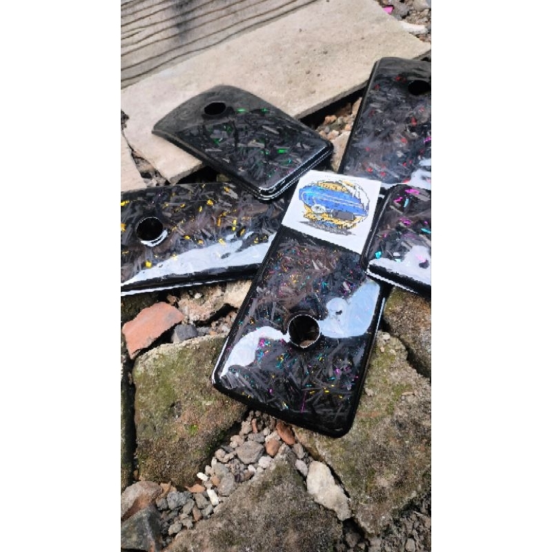 Tutup tangki kunci sett tangki gl100 carbon forged original