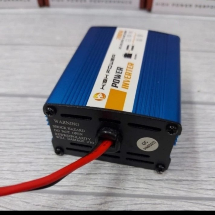 Power Inverter HIGH POWER 200 Watt Inverter DC 12 Volt to AC 220 Volt