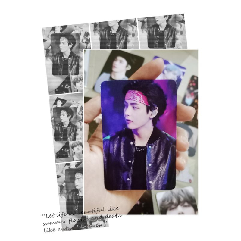 Photocard V BTS, PC V BTS, Photocard Kim Taehyung, PC Kim Taehyung
