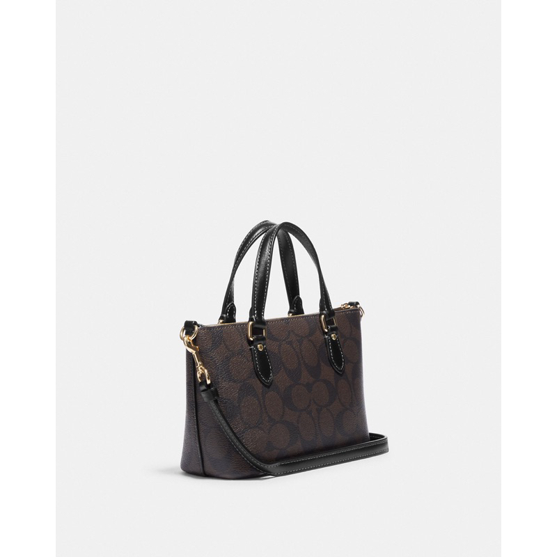 Coach Mini Gallery Crossbody In Signature Canvas (CH 468)