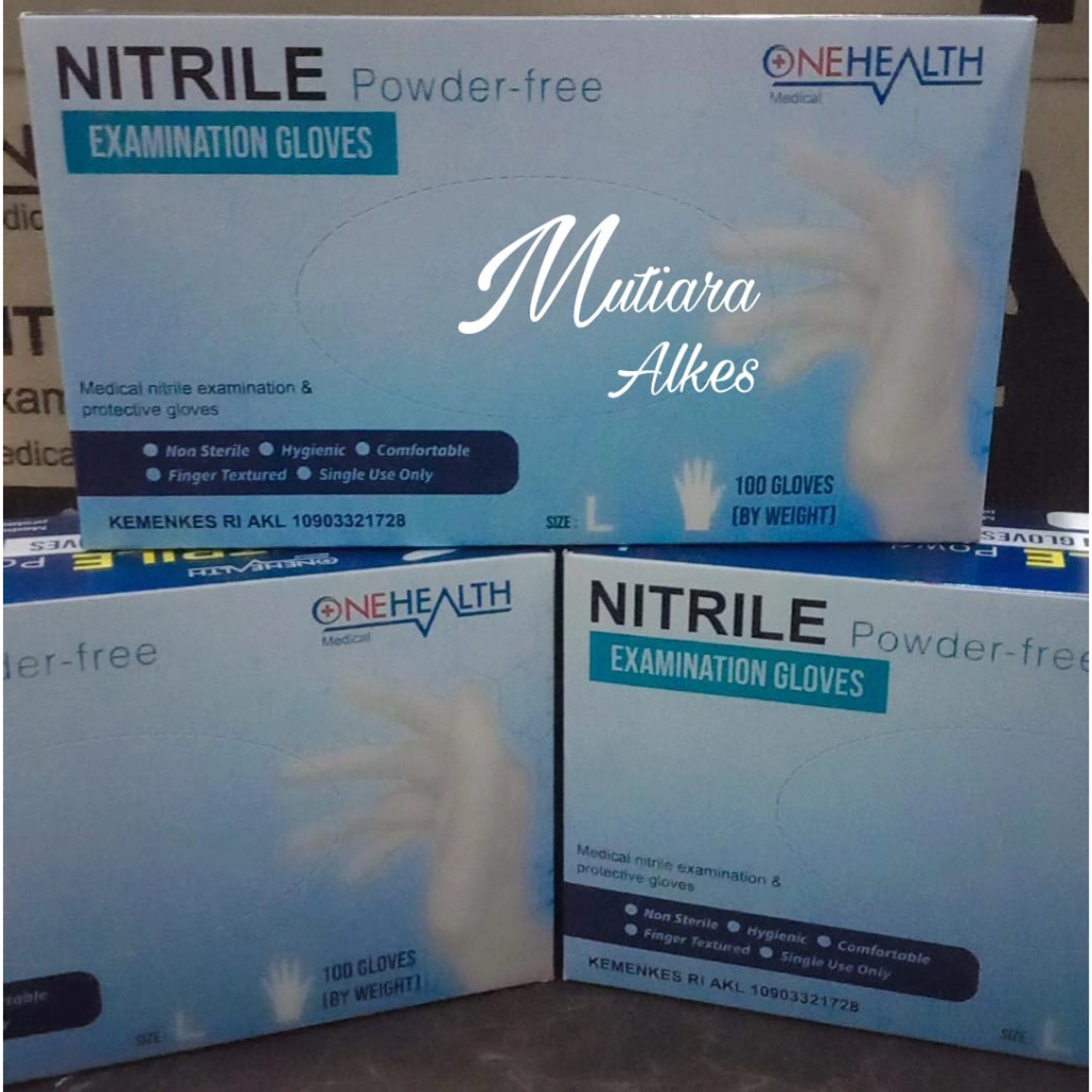 Sarung Tangan Nitril warna / Handscoon Nitrile ONEHEALTH