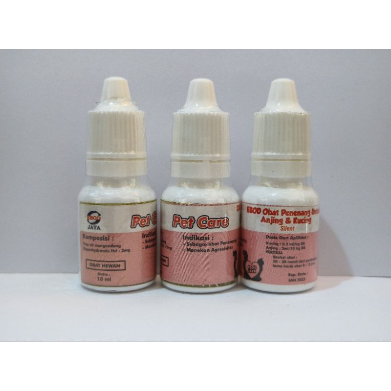 obat penenang untuk anjing dan kucing ebod