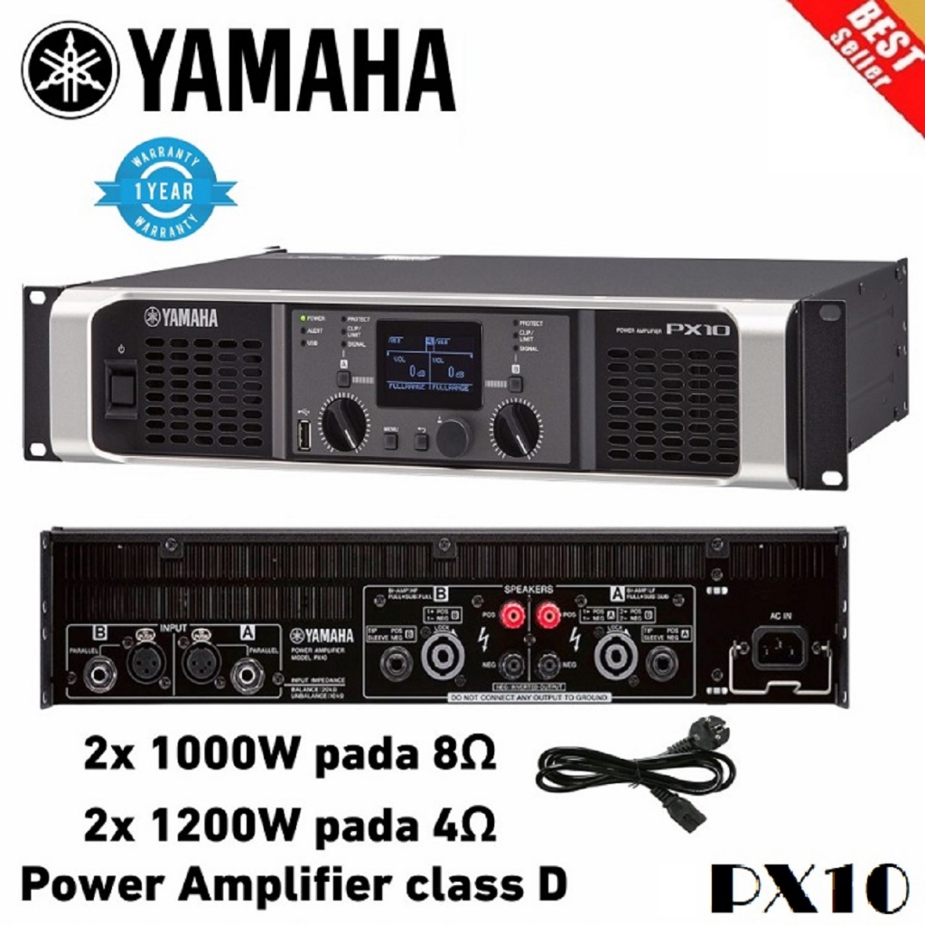 YAMAHA POWER AMPLIFIER PX10 ORIGINAL