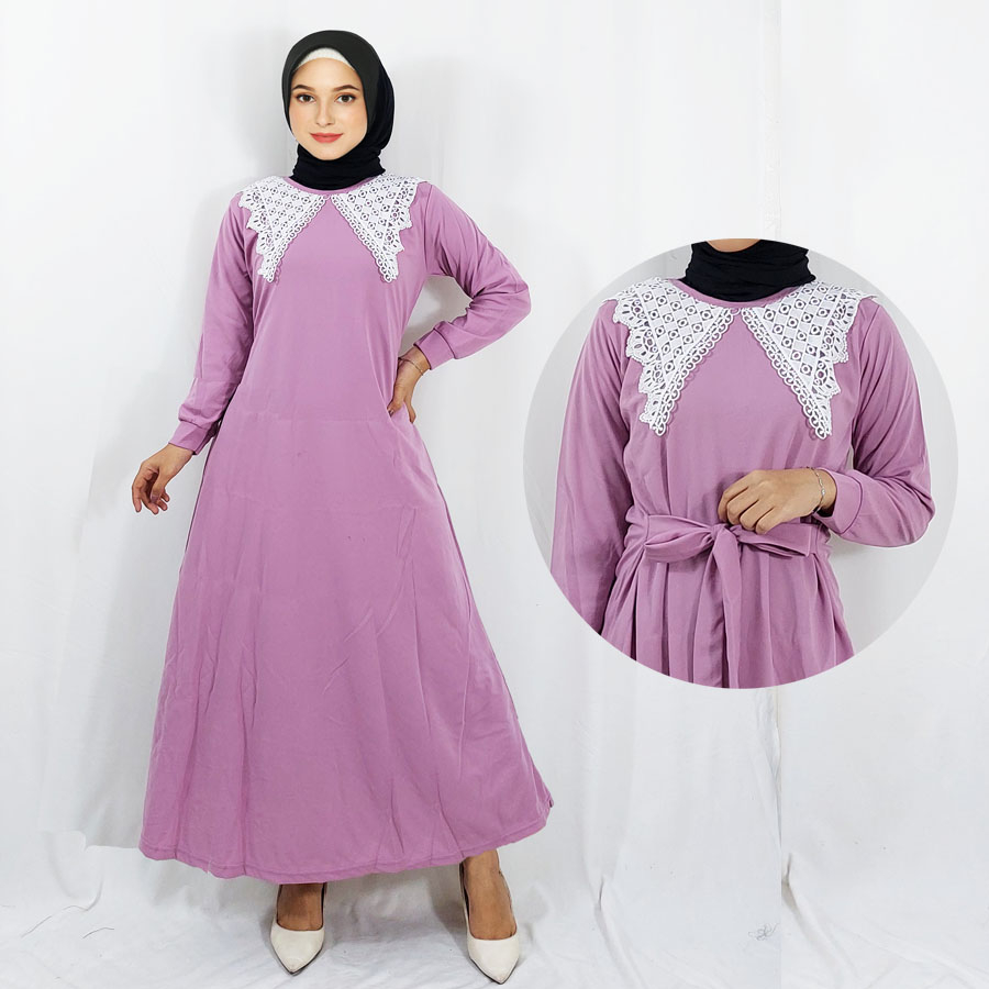 DRESS ARIANI RENDA KRA BORDIR MEWAH CANTIK MAXY WANITA GL FASHION