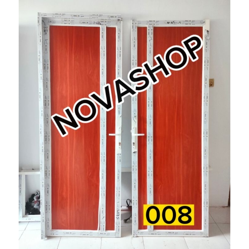 PINTU SINGLE PINTU KACA PINTU ALUMUNIUM PINTU KUPU TARUNG ALUMUNIUM