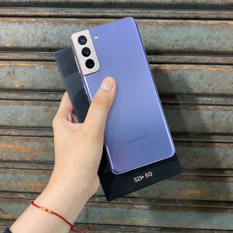 Samsung S21+ 5g 8/256gb second bekas pakai normal fullset ori