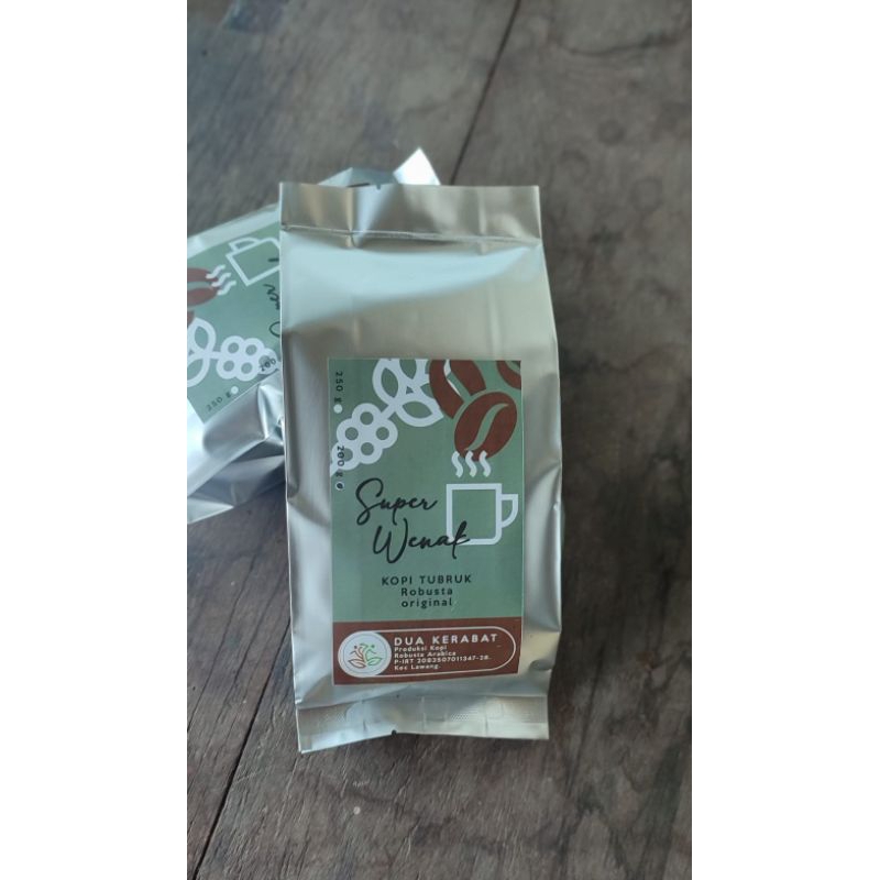 

KOPI TUBRUK Robusta original (SUPER WENAK) 200g asli MALANG