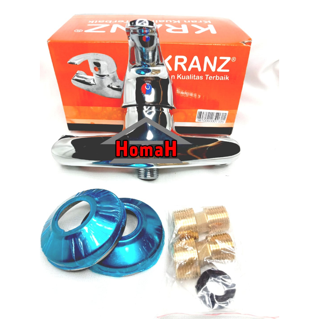 Kranz KM 04 Keran Air Panas Dingin Lengkap Dengan sambungan kuningan